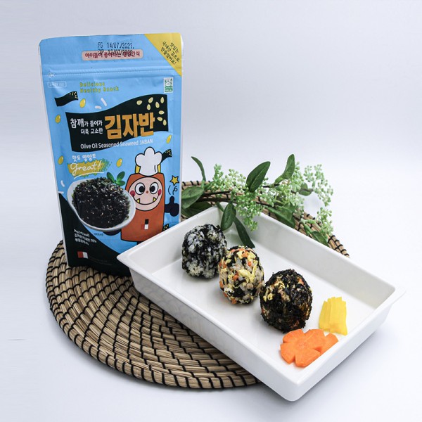 참꺠가 들어가 더욱 고소한 김자반